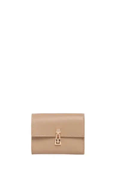 Gabriela Hearst Compact Flat Wallet in Nude Leather | Thumbnail 1 Gabriela Hearst Compact Flat Wallet in Nude Leather | Thumbnail 1