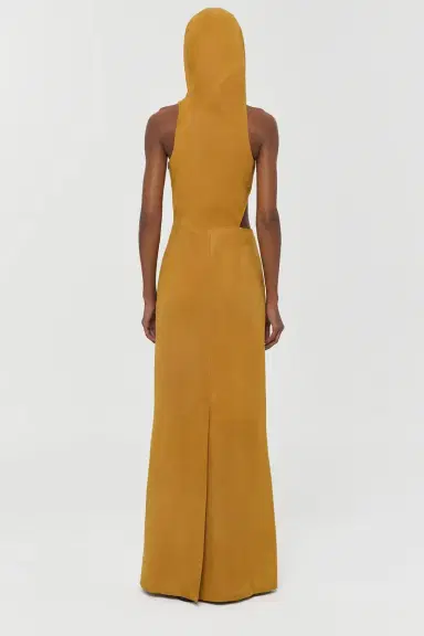 Gabriela Hearst Kallen Hoodie Maxi Dress In Cashew Suede | Thumbnail 7 Gabriela Hearst Kallen Hoodie Maxi Dress In Cashew Suede | Thumbnail 7
