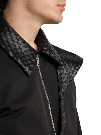 Bottega Veneta Men's Nylon-Cotton Twill Jacket | Thumbnail 6 Bottega Veneta Men's Nylon-Cotton Twill Jacket | Thumbnail 6