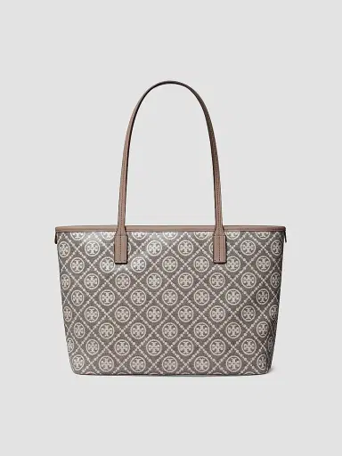 Tory Burch Women's Small T Monogram Jacquard Tote Bag | Thumbnail 5 Tory Burch Women's Small T Monogram Jacquard Tote Bag | Thumbnail 5