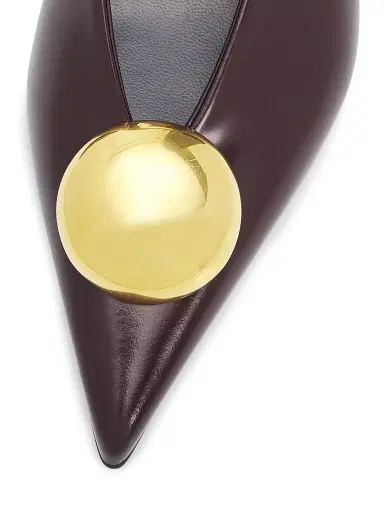 Proenza Schouler Women's Dome Slash 40MM Leather Slingback Pumps | Thumbnail 6 Proenza Schouler Women's Dome Slash 40MM Leather Slingback Pumps | Thumbnail 6