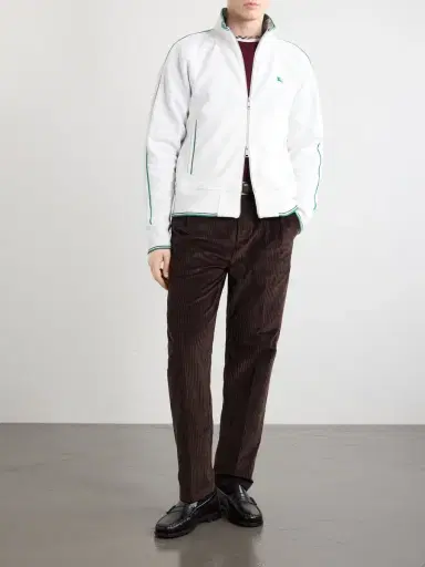 Burberry Logo-Embroidered Jersey Zip-Up Sweatshirt - Men | Thumbnail 2 Burberry Logo-Embroidered Jersey Zip-Up Sweatshirt - Men | Thumbnail 2