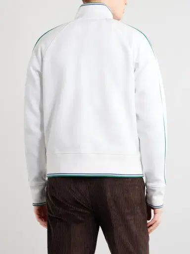 Burberry Logo-Embroidered Jersey Zip-Up Sweatshirt - Men | Thumbnail 4 Burberry Logo-Embroidered Jersey Zip-Up Sweatshirt - Men | Thumbnail 4