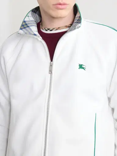 Burberry Logo-Embroidered Jersey Zip-Up Sweatshirt - Men | Thumbnail 5 Burberry Logo-Embroidered Jersey Zip-Up Sweatshirt - Men | Thumbnail 5