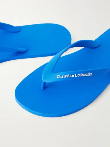 Christian Louboutin Logo-Embossed Rubber Flip Flops - Men | Thumbnail 4 Christian Louboutin Logo-Embossed Rubber Flip Flops - Men | Thumbnail 4