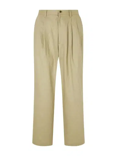 ssstein Wide-Leg Pleated Linen Trousers - Men | Thumbnail 1 ssstein Wide-Leg Pleated Linen Trousers - Men | Thumbnail 1