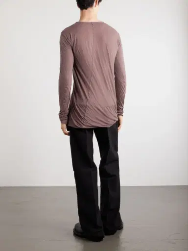 Rick Owens Double Cotton T-Shirt - Men | Thumbnail 4 Rick Owens Double Cotton T-Shirt - Men | Thumbnail 4