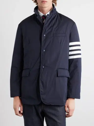 Thom Browne Striped Shell Down Jacket - Men | Thumbnail 3 Thom Browne Striped Shell Down Jacket - Men | Thumbnail 3