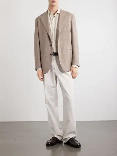 Zegna Striped Silk Shirt - Men | Thumbnail 2 Zegna Striped Silk Shirt - Men | Thumbnail 2