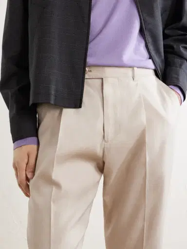 Paul Smith Straight-Leg Linen and Wool-Blend Trousers - Men | Thumbnail 5 Paul Smith Straight-Leg Linen and Wool-Blend Trousers - Men | Thumbnail 5