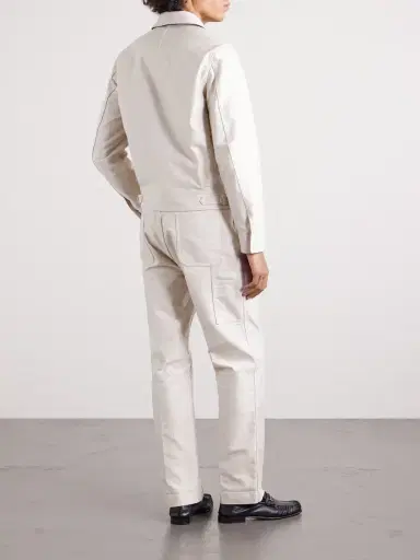 Tom Ford Straight-Leg Cotton-Satin Trousers - Men | Thumbnail 4 Tom Ford Straight-Leg Cotton-Satin Trousers - Men | Thumbnail 4