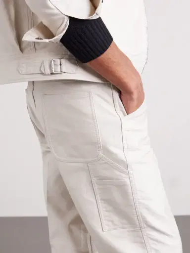 Tom Ford Straight-Leg Cotton-Satin Trousers - Men | Thumbnail 5 Tom Ford Straight-Leg Cotton-Satin Trousers - Men | Thumbnail 5