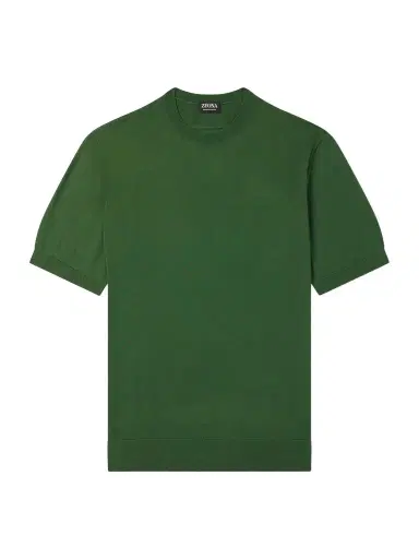 Zegna Knitted Cotton T-Shirt - Men | Thumbnail 1 Zegna Knitted Cotton T-Shirt - Men | Thumbnail 1