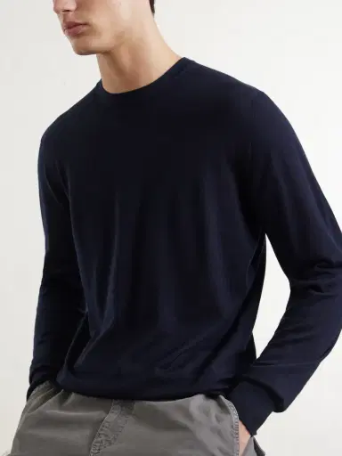 Sease Lasca Wish® Virgin Wool T-Shirt - Men | Thumbnail 5 Sease Lasca Wish® Virgin Wool T-Shirt - Men | Thumbnail 5