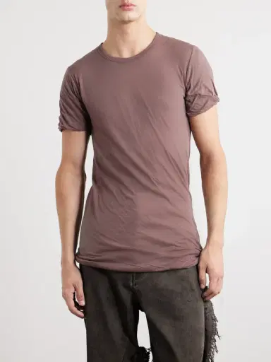 Rick Owens Double Cotton T-Shirt - Men | Thumbnail 3 Rick Owens Double Cotton T-Shirt - Men | Thumbnail 3
