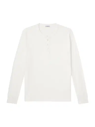 Burberry Logo-Embroidered Ribbed Cotton-Blend Jersey T-Shirt - Men | Thumbnail 1 Burberry Logo-Embroidered Ribbed Cotton-Blend Jersey T-Shirt - Men | Thumbnail 1