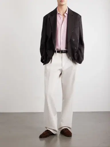 Zegna Striped Silk Shirt - Men | Thumbnail 2 Zegna Striped Silk Shirt - Men | Thumbnail 2