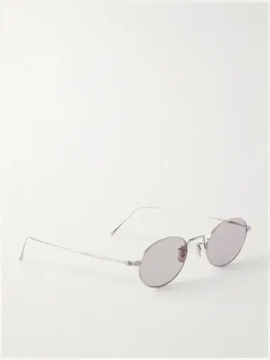 Auralee Eyevan Round-Frame Titanium Sunglasses - Men | Thumbnail 3 Auralee Eyevan Round-Frame Titanium Sunglasses - Men | Thumbnail 3