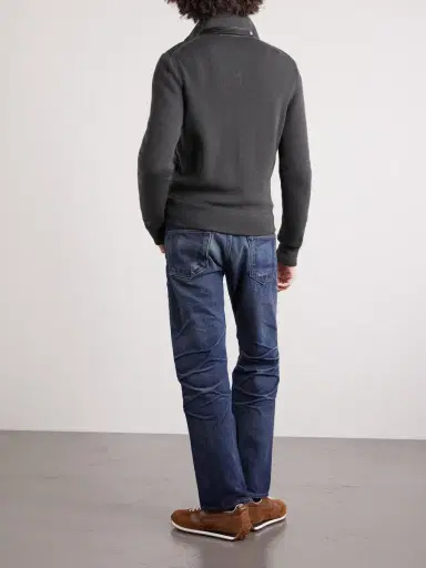 Tom Ford Slim-Fit Leather-Trimmed Quilted Shell and Wool Down Jacket - Men | Thumbnail 4 Tom Ford Slim-Fit Leather-Trimmed Quilted Shell and Wool Down Jacket - Men | Thumbnail 4