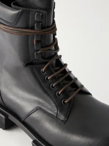 Rick Owens Army Gabe Leather Boots - Men | Thumbnail 5 Rick Owens Army Gabe Leather Boots - Men | Thumbnail 5