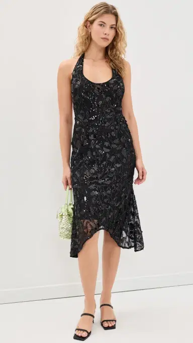 GUIZIO Gisele Sequin ace Dress Black | Thumbnail 5 GUIZIO Gisele Sequin ace Dress Black | Thumbnail 5