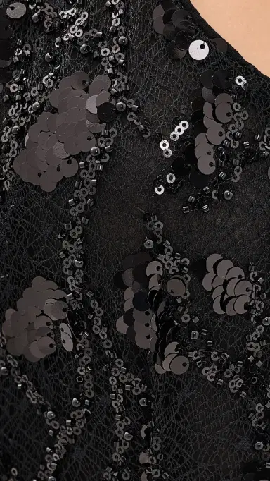 GUIZIO Gisele Sequin ace Dress Black | Thumbnail 6 GUIZIO Gisele Sequin ace Dress Black | Thumbnail 6