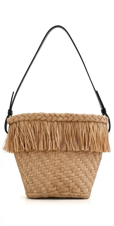 Proenza Schouler Bucket Bag In Raffia Sand One Size | Thumbnail 1 Proenza Schouler Bucket Bag In Raffia Sand One Size | Thumbnail 1