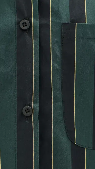 LE BOP Winnie Button Down Hunter tripe | Thumbnail 6 LE BOP Winnie Button Down Hunter tripe | Thumbnail 6