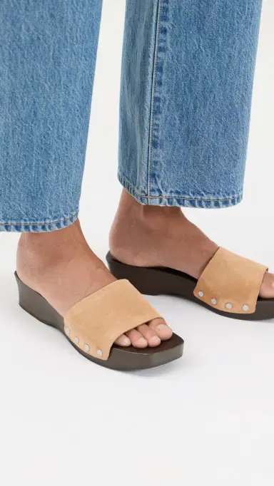 Madewell Vanessa Clogs Cumin | Thumbnail 3 Madewell Vanessa Clogs Cumin | Thumbnail 3