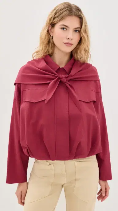 Maude Club Archie Jacket Ruby | Thumbnail 2 Maude Club Archie Jacket Ruby | Thumbnail 2