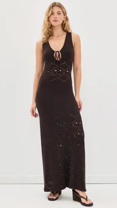SEVEN WONDERS ilah Maxi Dress Chocolate | Thumbnail 2 SEVEN WONDERS ilah Maxi Dress Chocolate | Thumbnail 2