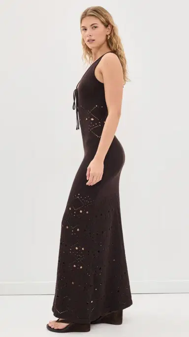SEVEN WONDERS ilah Maxi Dress Chocolate | Thumbnail 4 SEVEN WONDERS ilah Maxi Dress Chocolate | Thumbnail 4