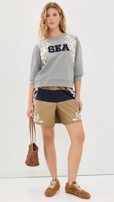 Sea Georgie portswear Sweatshirt Gray | Thumbnail 5 Sea Georgie portswear Sweatshirt Gray | Thumbnail 5