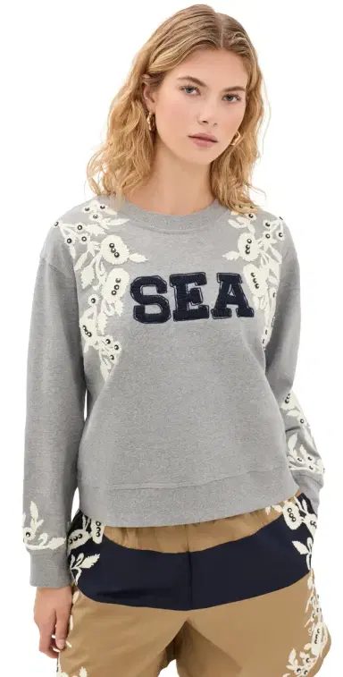 Sea Georgie portswear Sweatshirt Gray | Thumbnail 1 Sea Georgie portswear Sweatshirt Gray | Thumbnail 1