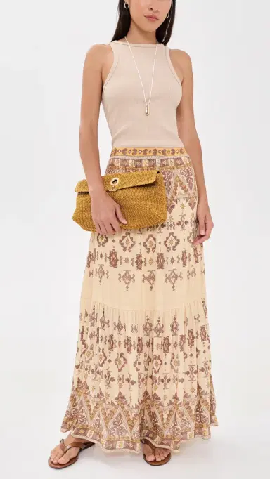 ba & sh Zaya Skirt Jaune | Thumbnail 5 ba & sh Zaya Skirt Jaune | Thumbnail 5