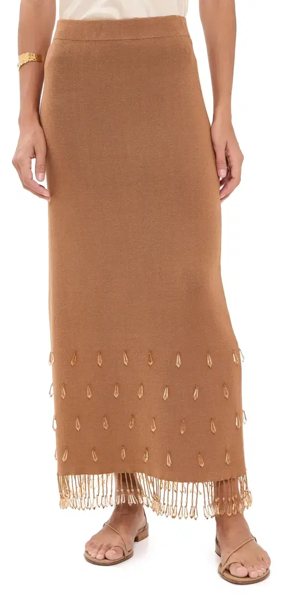 Estilla Skirt atte Brown Estilla Skirt atte Brown