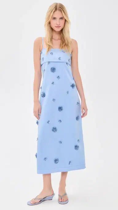 Couper inley Embellished Maxi Dress Cornflower | Thumbnail 2 Couper inley Embellished Maxi Dress Cornflower | Thumbnail 2