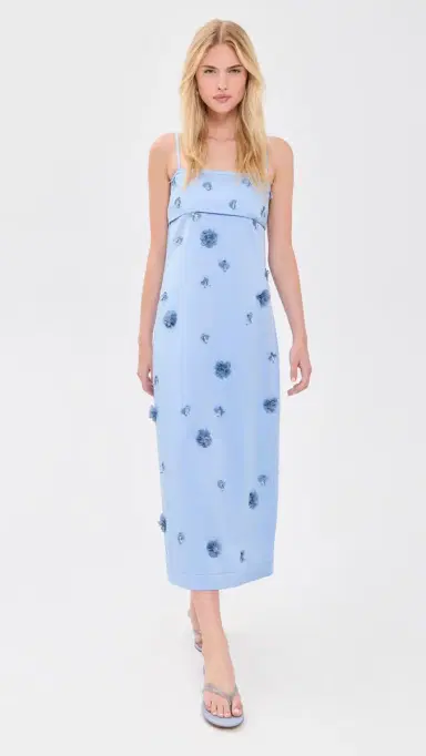 Couper inley Embellished Maxi Dress Cornflower | Thumbnail 5 Couper inley Embellished Maxi Dress Cornflower | Thumbnail 5