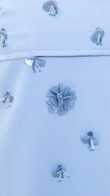 Couper inley Embellished Maxi Dress Cornflower | Thumbnail 6 Couper inley Embellished Maxi Dress Cornflower | Thumbnail 6