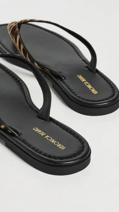 Veronica Beard Clea Sandals ziger brown | Thumbnail 4 Veronica Beard Clea Sandals ziger brown | Thumbnail 4