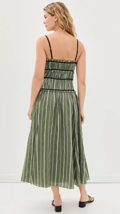 Cinq à Sept Celia Dress Olive Noir | Thumbnail 3 Cinq à Sept Celia Dress Olive Noir | Thumbnail 3