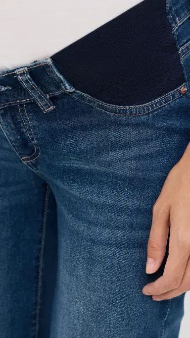 DL1961 Karmine Refined Wide Leg High Rise Maternity Jeans Clearwater (Highluxe) | Thumbnail 6 DL1961 Karmine Refined Wide Leg High Rise Maternity Jeans Clearwater (Highluxe) | Thumbnail 6