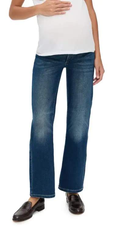 DL1961 Karmine Refined Wide Leg High Rise Maternity Jeans Clearwater (Highluxe) | Thumbnail 1 DL1961 Karmine Refined Wide Leg High Rise Maternity Jeans Clearwater (Highluxe) | Thumbnail 1