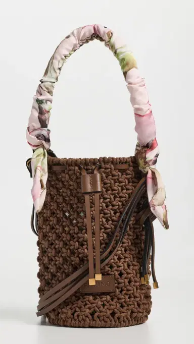 FARM Rio Macrame Shoulder Bag Walnut One Size | Thumbnail 2 FARM Rio Macrame Shoulder Bag Walnut One Size | Thumbnail 2