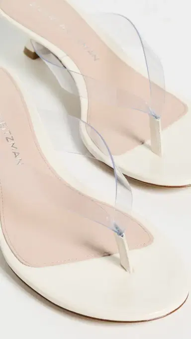 Stuart Weitzman Rio Sleek Sandals Clear/Cream | Thumbnail 6 Stuart Weitzman Rio Sleek Sandals Clear/Cream | Thumbnail 6