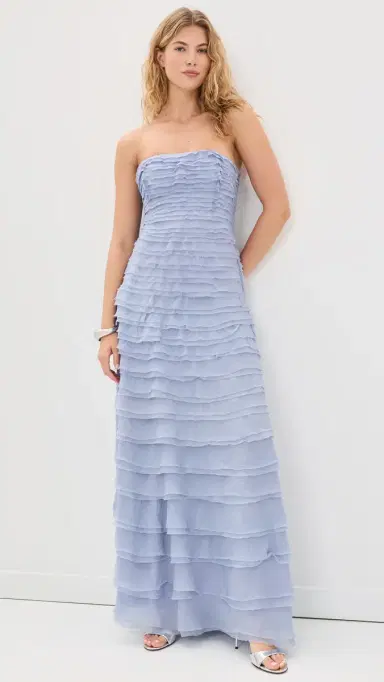 AMUR Pepper Layered Gown Moonjelly | Thumbnail 5 AMUR Pepper Layered Gown Moonjelly | Thumbnail 5