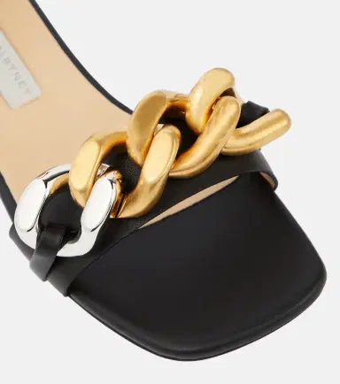 Stella McCartney Falabella embellished flat sandals | Thumbnail 4 Stella McCartney Falabella embellished flat sandals | Thumbnail 4