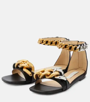 Stella McCartney Falabella embellished flat sandals | Thumbnail 5 Stella McCartney Falabella embellished flat sandals | Thumbnail 5