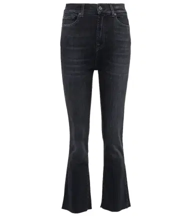 7 For All Mankind Slim Kick high-rise jeans | Thumbnail 1 7 For All Mankind Slim Kick high-rise jeans | Thumbnail 1