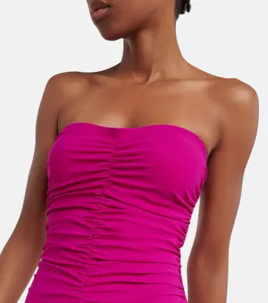 Karla Colletto Basics ruched swimsuit | Thumbnail 3 Karla Colletto Basics ruched swimsuit | Thumbnail 3
